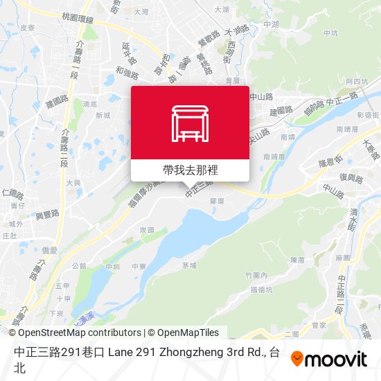 中正三路291巷口 Lane 291 Zhongzheng 3rd Rd.地圖
