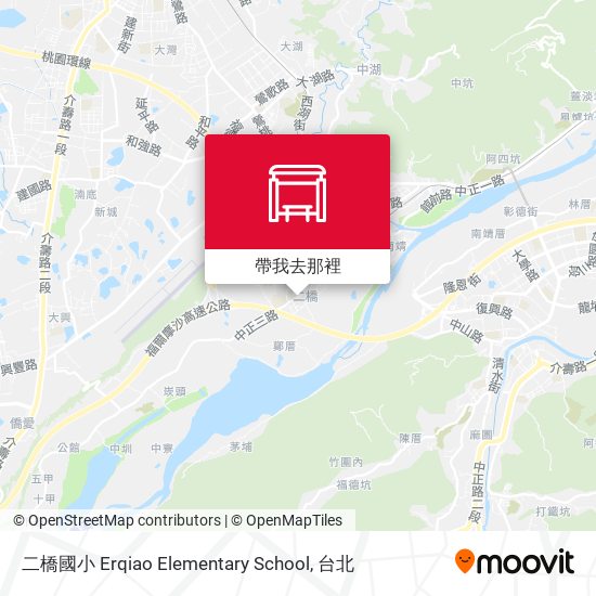 二橋國小 Erqiao Elementary School地圖