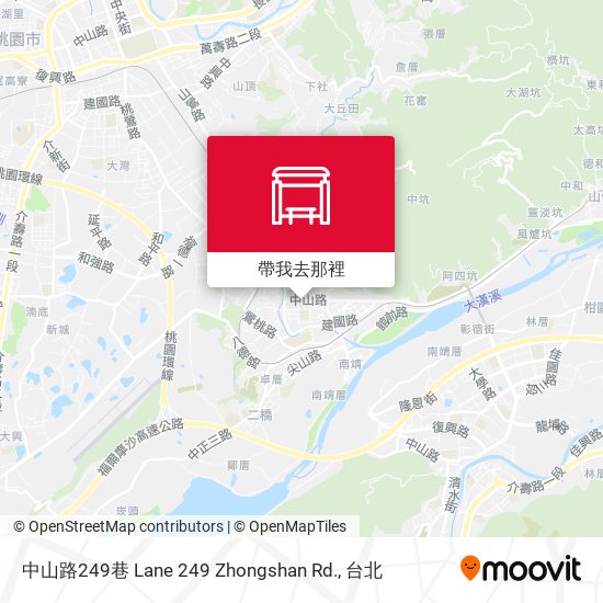 中山路249巷 Lane 249 Zhongshan Rd.地圖