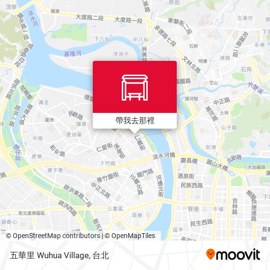五華里 Wuhua Village地圖