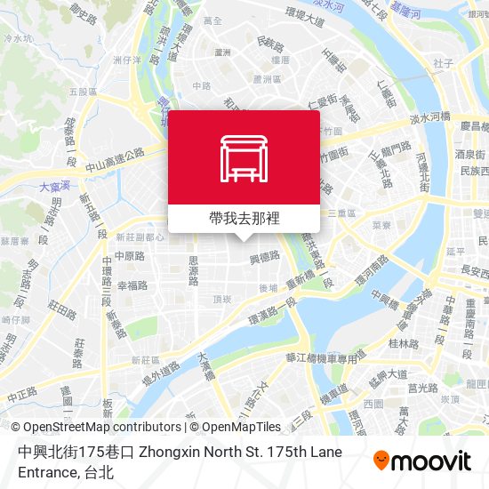 中興北街175巷口 Zhongxin North St. 175th Lane Entrance地圖