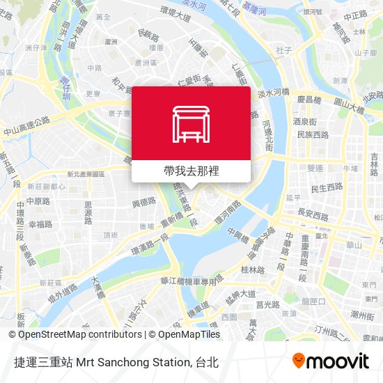 捷運三重站 Mrt Sanchong Station地圖