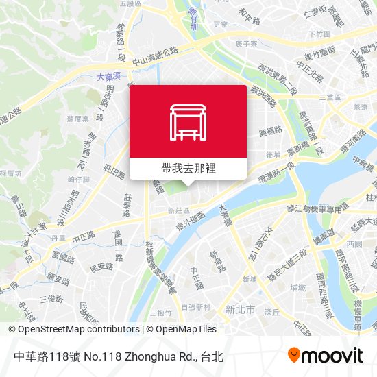 中華路118號 No.118 Zhonghua Rd.地圖