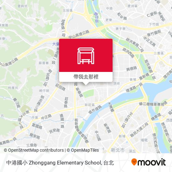中港國小 Zhonggang Elementary School地圖