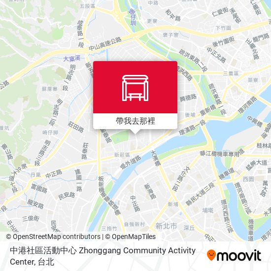 中港社區活動中心 Zhonggang Community Activity Center地圖
