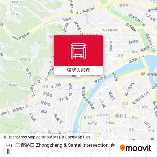 中正三泰路口 Zhongzheng & Santai Intersection地圖