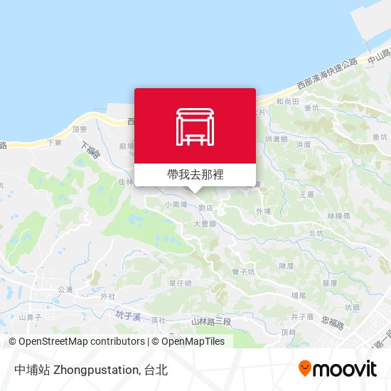 中埔站 Zhongpustation地圖