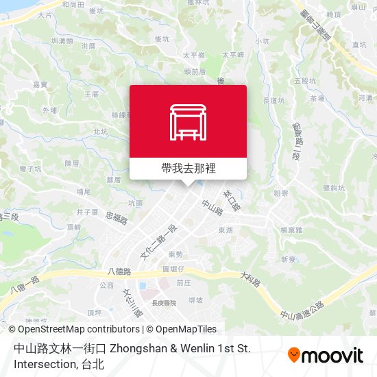 中山路文林一街口 Zhongshan & Wenlin 1st St. Intersection地圖