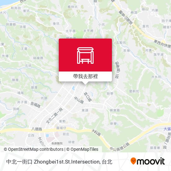中北一街口 Zhongbei1st.St.Intersection地圖
