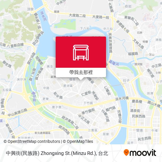 中興街(民族路) Zhongxing St.(Minzu Rd.)地圖