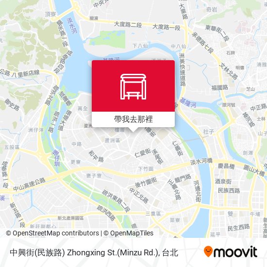 中興街(民族路) Zhongxing St.(Minzu Rd.)地圖