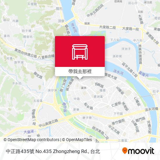 中正路435號 No.435 Zhongzheng Rd.地圖