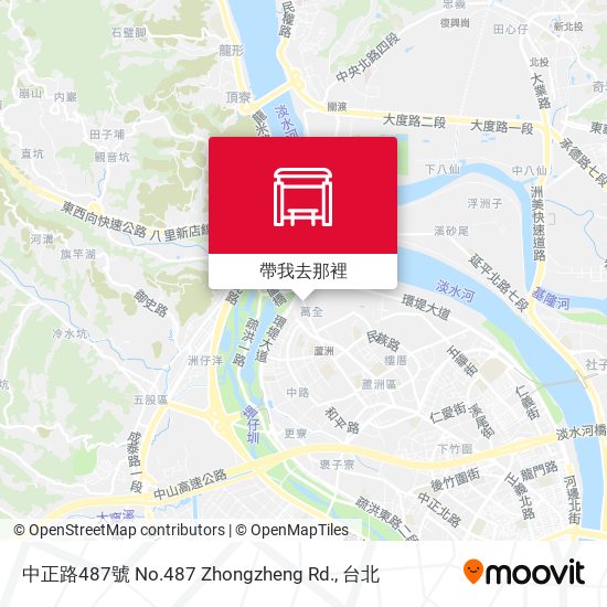 中正路487號 No.487 Zhongzheng Rd.地圖