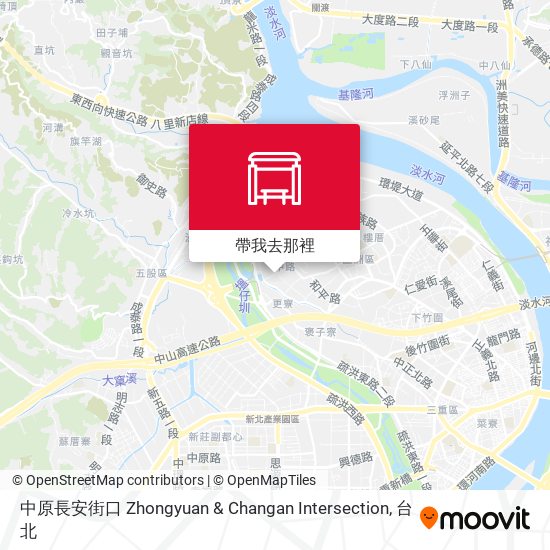 中原長安街口 Zhongyuan & Changan Intersection地圖
