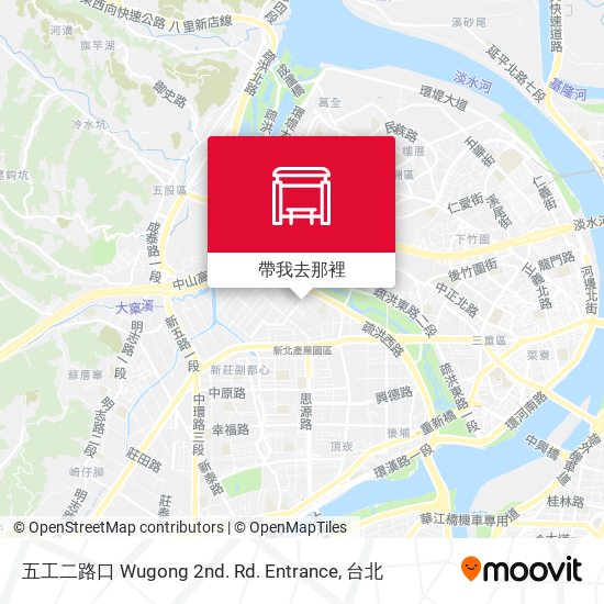五工二路口 Wugong 2nd. Rd. Entrance地圖