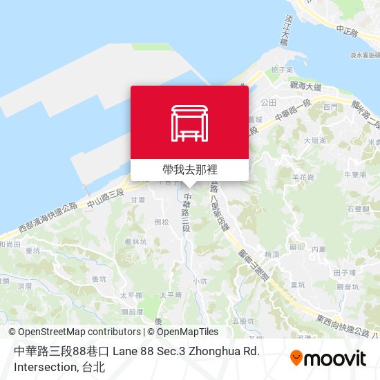 中華路三段88巷口 Lane 88 Sec.3 Zhonghua Rd. Intersection地圖