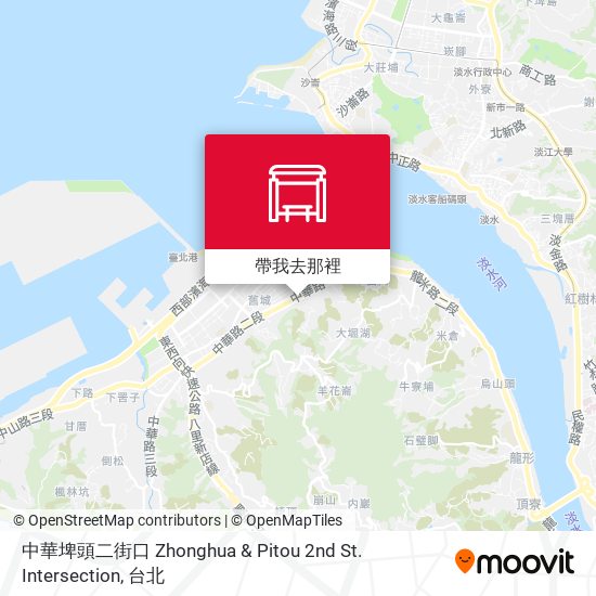 中華埤頭二街口 Zhonghua & Pitou 2nd St. Intersection地圖