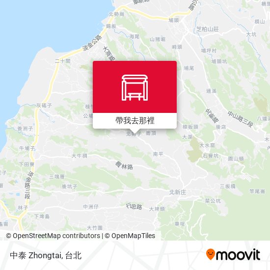 中泰 Zhongtai地圖