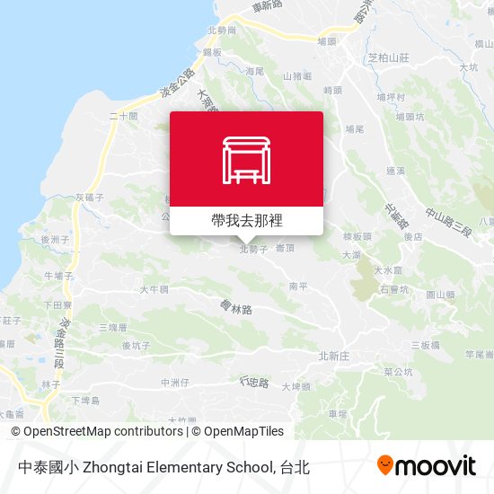 中泰國小 Zhongtai Elementary School地圖