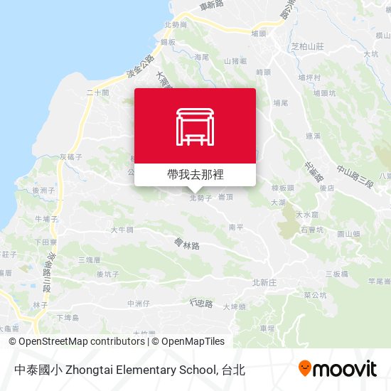 中泰國小 Zhongtai Elementary School地圖