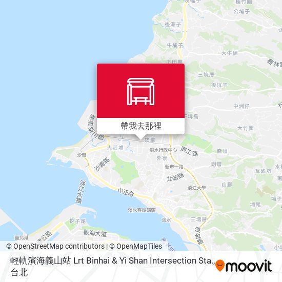 輕軌濱海義山站 Lrt Binhai & Yi Shan Intersection Sta.地圖