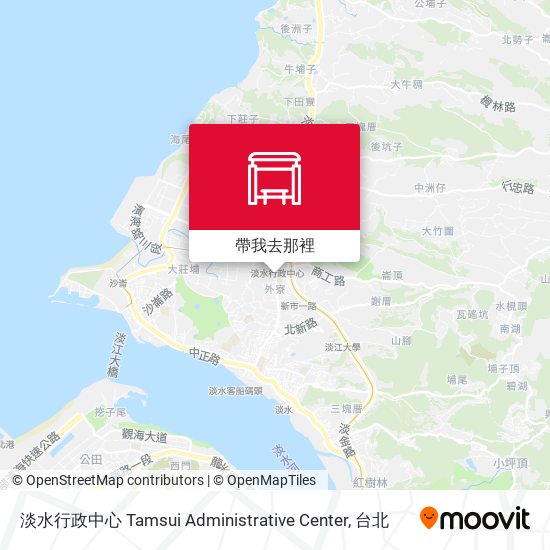 淡水行政中心 Tamsui Administrative Center地圖