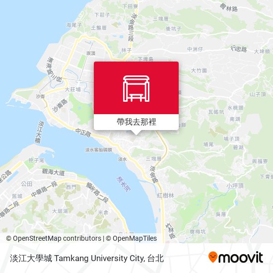 淡江大學城 Tamkang University City地圖