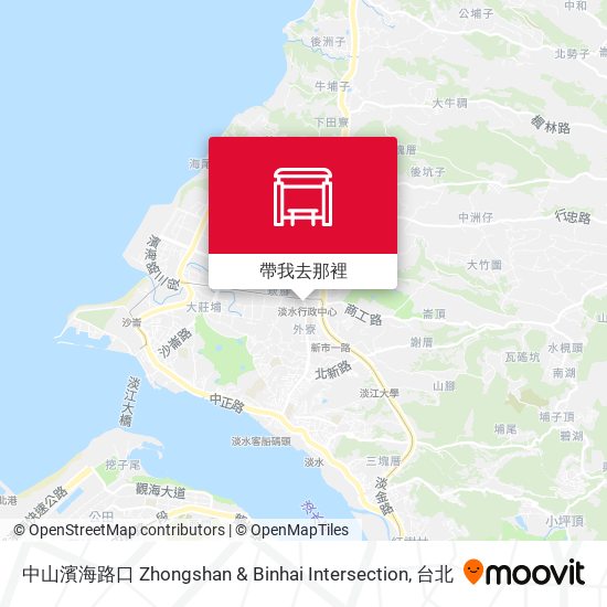 中山濱海路口 Zhongshan & Binhai Intersection地圖