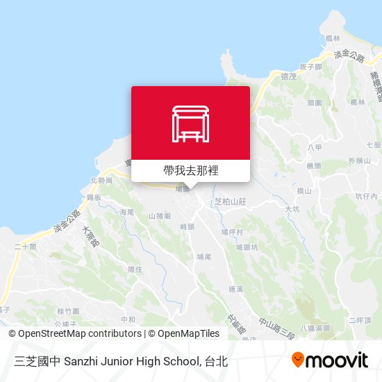三芝國中 Sanzhi Junior High School地圖