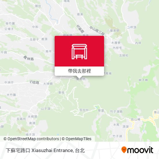下蘇宅路口 Xiasuzhai Entrance地圖