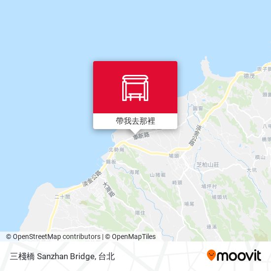 三棧橋 Sanzhan Bridge地圖