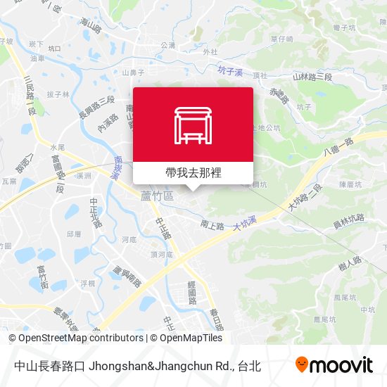 中山長春路口 Jhongshan&Jhangchun Rd.地圖