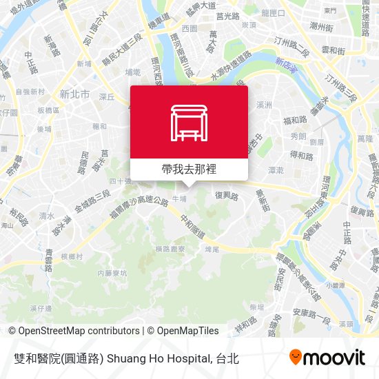 雙和醫院(圓通路) Shuang Ho Hospital地圖