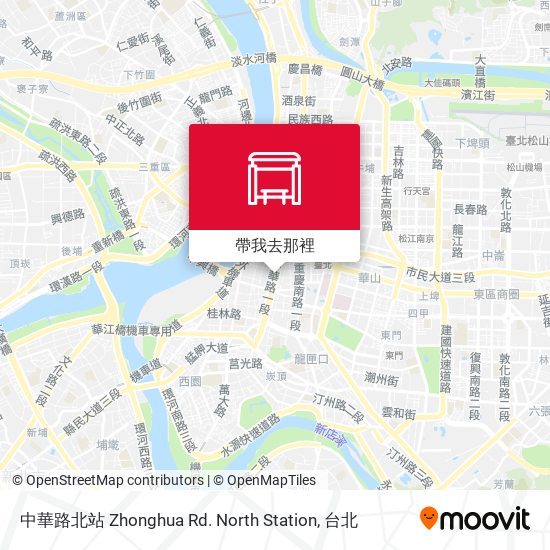 中華路北站 Zhonghua Rd. North Station地圖