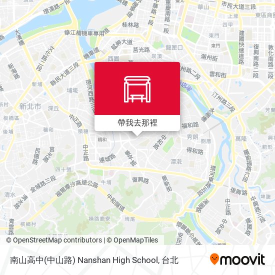 南山高中(中山路) Nanshan High School地圖
