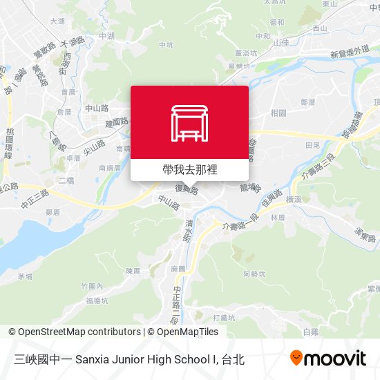 三峽國中一 Sanxia Junior High School I地圖