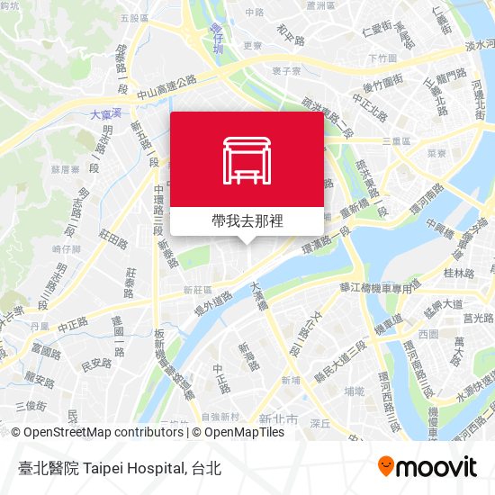 臺北醫院 Taipei Hospital地圖