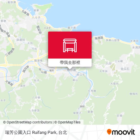 瑞芳公園入口 Ruifang Park地圖