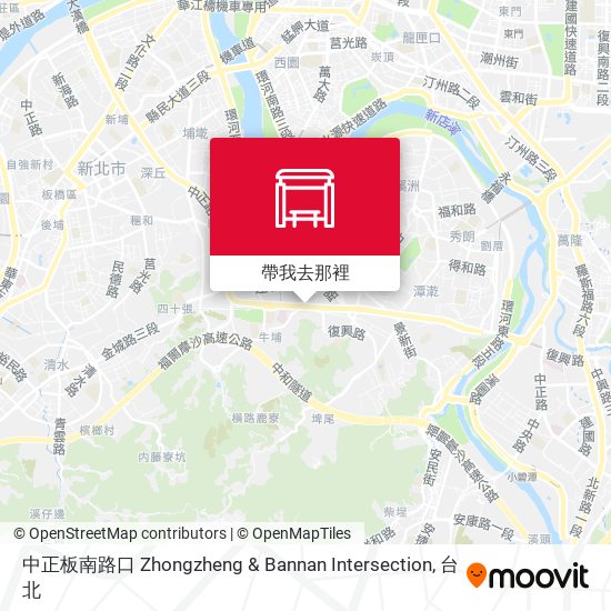 中正板南路口 Zhongzheng & Bannan Intersection地圖
