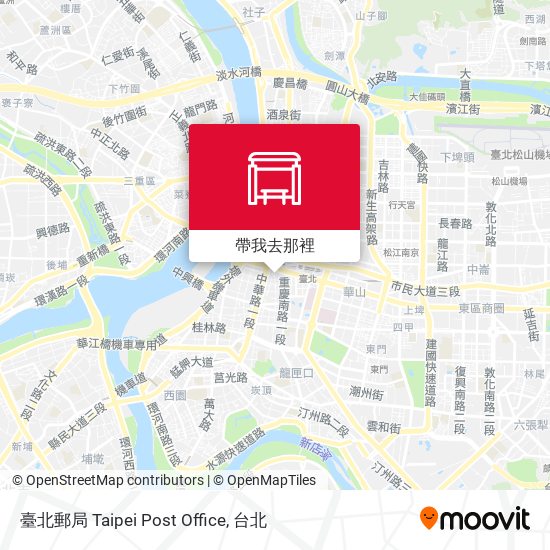 臺北郵局 Taipei Post Office地圖