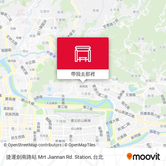 捷運劍南路站 Mrt Jiannan Rd. Station地圖