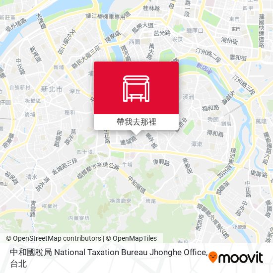 中和國稅局 National Taxation Bureau Jhonghe Office地圖