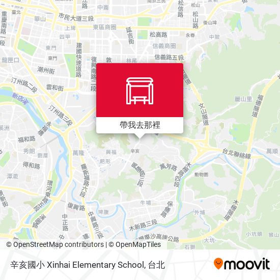 辛亥國小 Xinhai Elementary School地圖