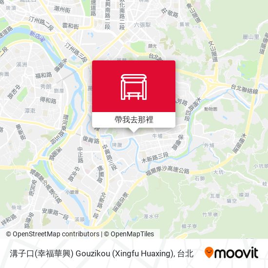 溝子口(幸福華興) Gouzikou (Xingfu Huaxing)地圖