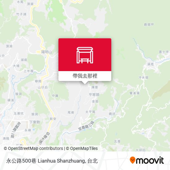 永公路500巷 Lianhua Shanzhuang地圖