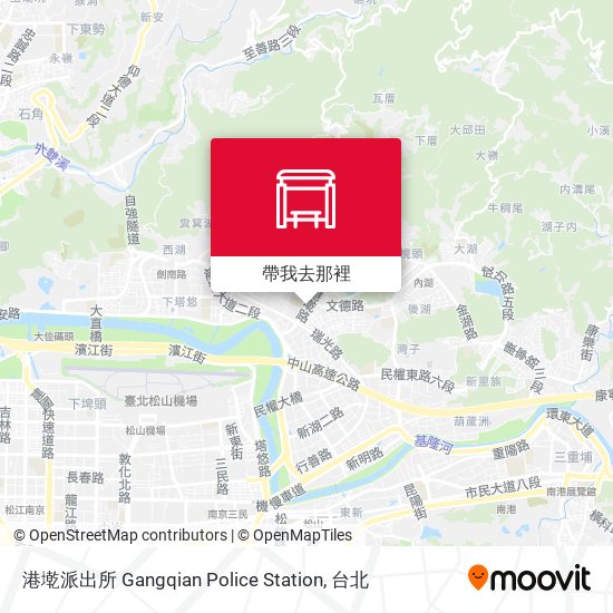 港墘派出所 Gangqian Police Station地圖