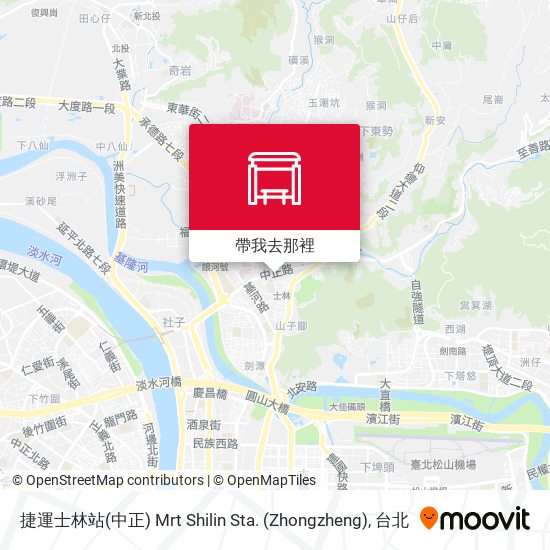 捷運士林站(中正) Mrt Shilin Sta. (Zhongzheng)地圖