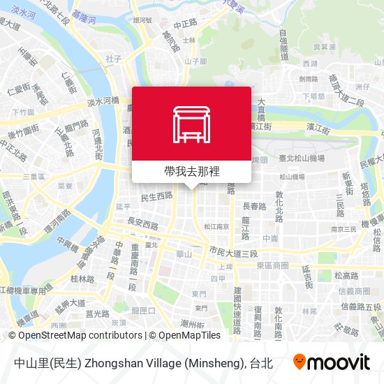 中山里(民生) Zhongshan Village (Minsheng)地圖