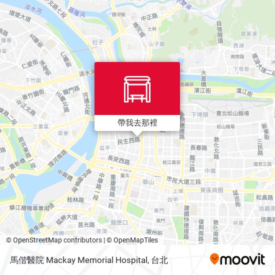 馬偕醫院 Mackay Memorial Hospital地圖