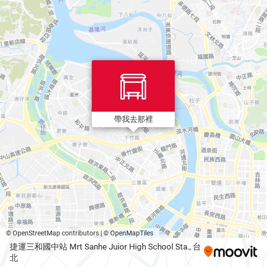 捷運三和國中站 Mrt Sanhe Juior High School Sta.地圖